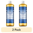 thumbnail interactive-video image 1 of (2 pack) Dr. Bronner's Magic Soap - Peppermint- Pure-Castile Liquid Soap - 16 fl oz – for Face, Body Wash, Hands, 1 of 10