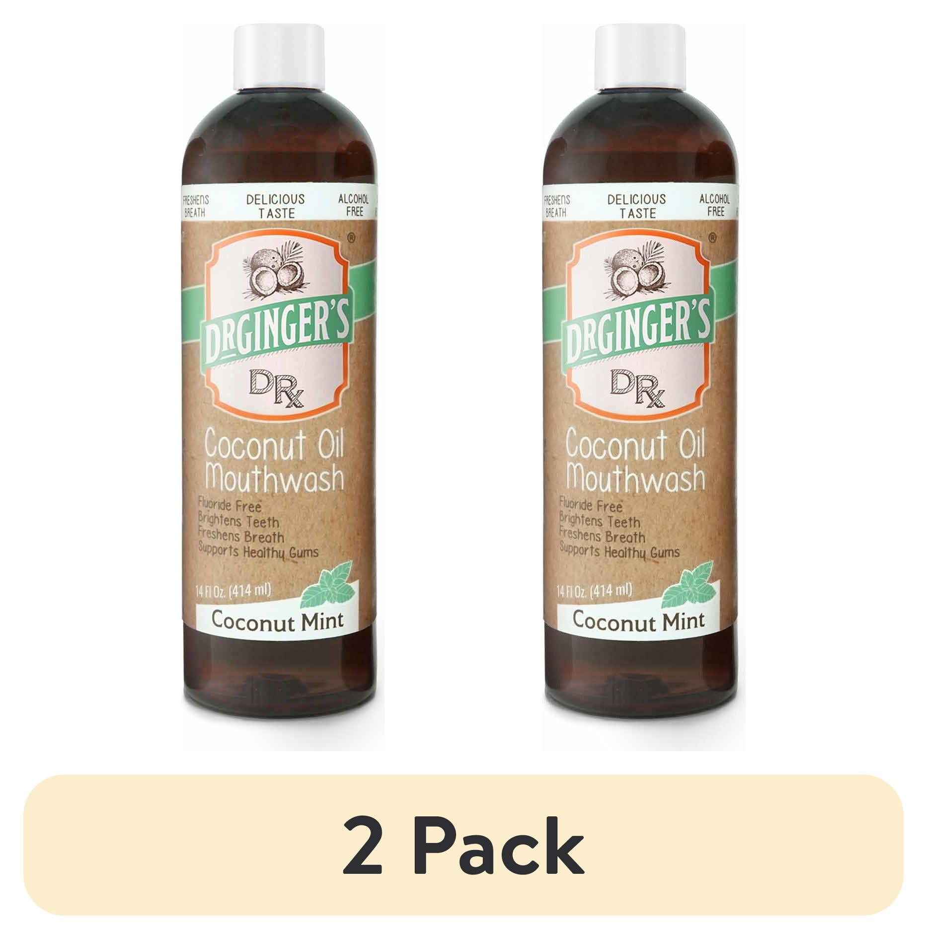 Dr. Ginger's Organic Coconut Oil Mouth Rinse, Pulling Mouthwash