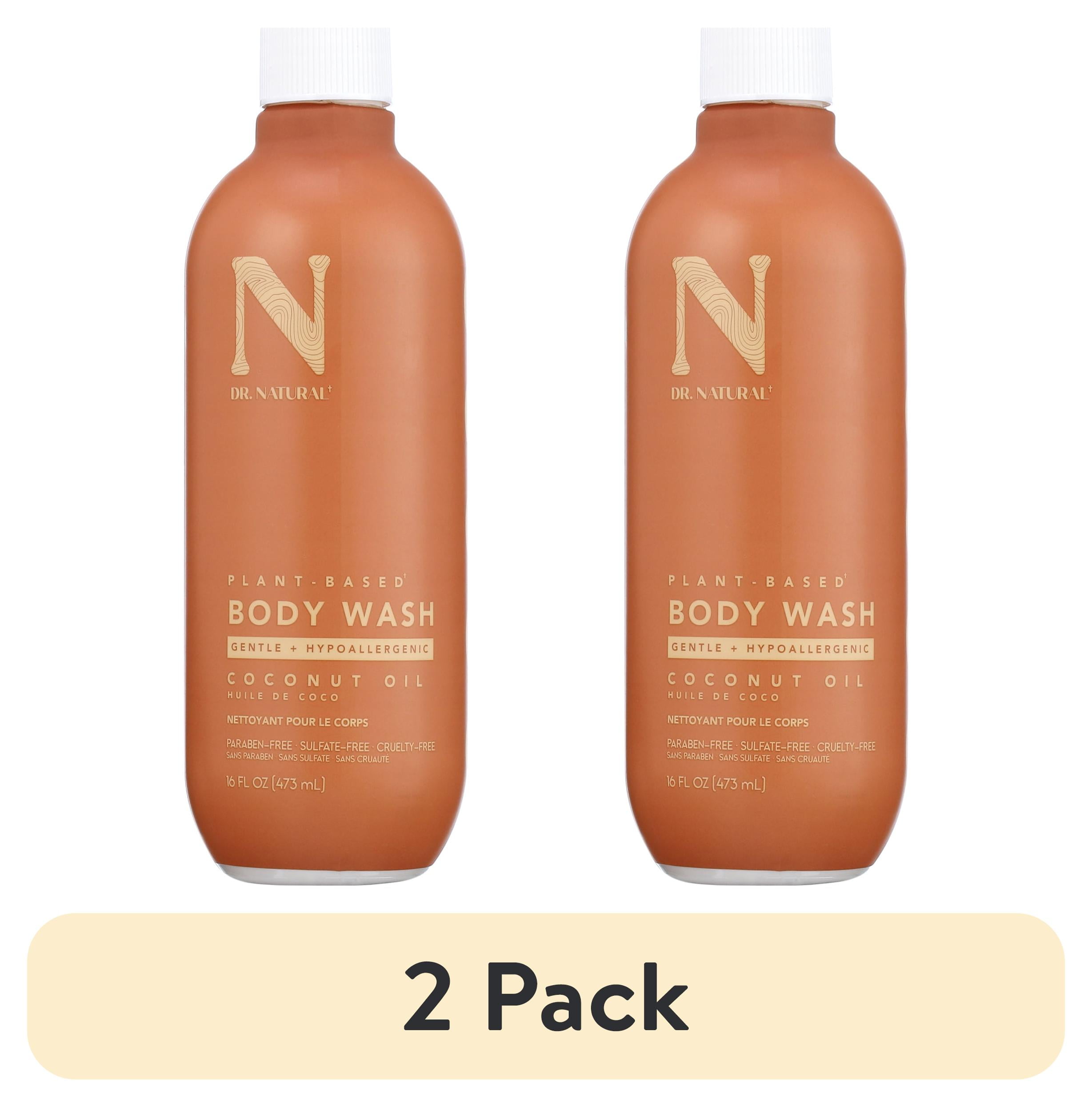 (2 pack) Dr. Natural Coconut Oil Body Wash