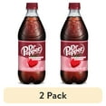 thumbnail image 1 of (2 pack) Dr Pepper Strawberries and Cream Soda Pop, 20 fl oz, Bottle, 1 of 10