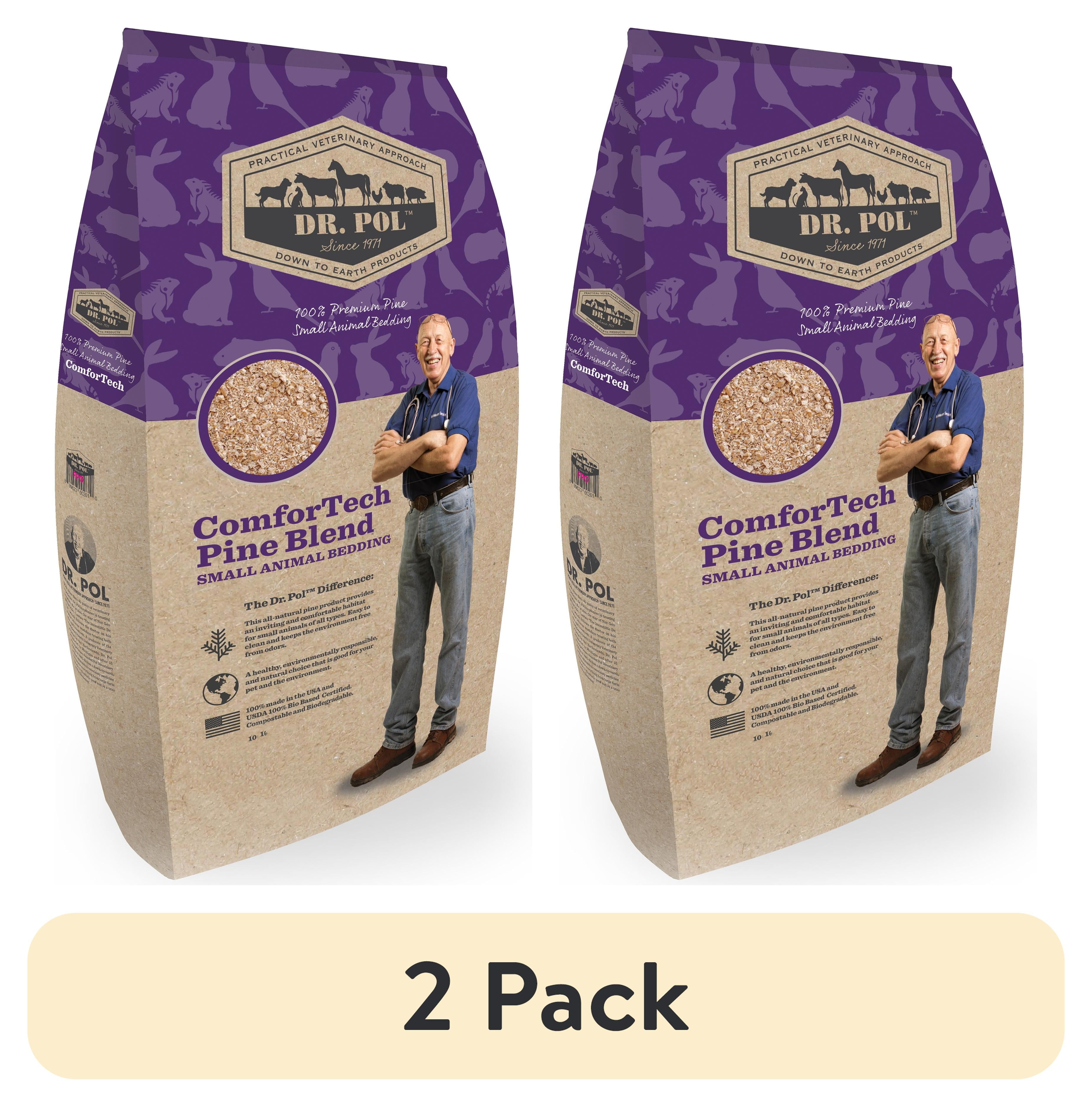 (2 pack) Dr Pol ComforTech Small Animal Bedding -14lb Bag