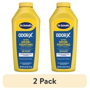 2 pack Dr. Scholl's Odor-x Ultra Odor Fighting Powder, 6.25oz Destroys Odors All-Day Protection