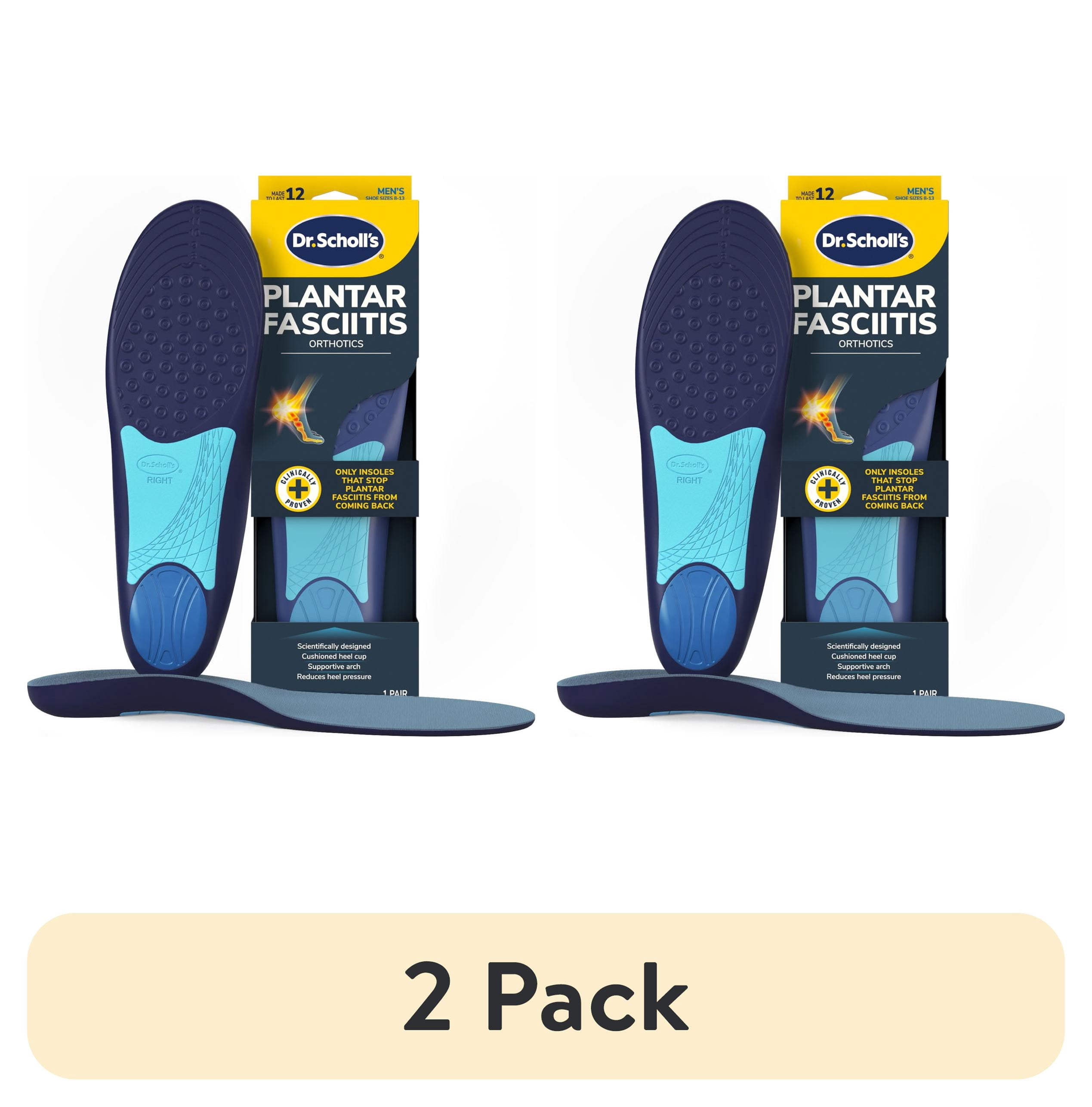 pack) Scholl's Plantar Fasciitis Pain Relief Insoles with