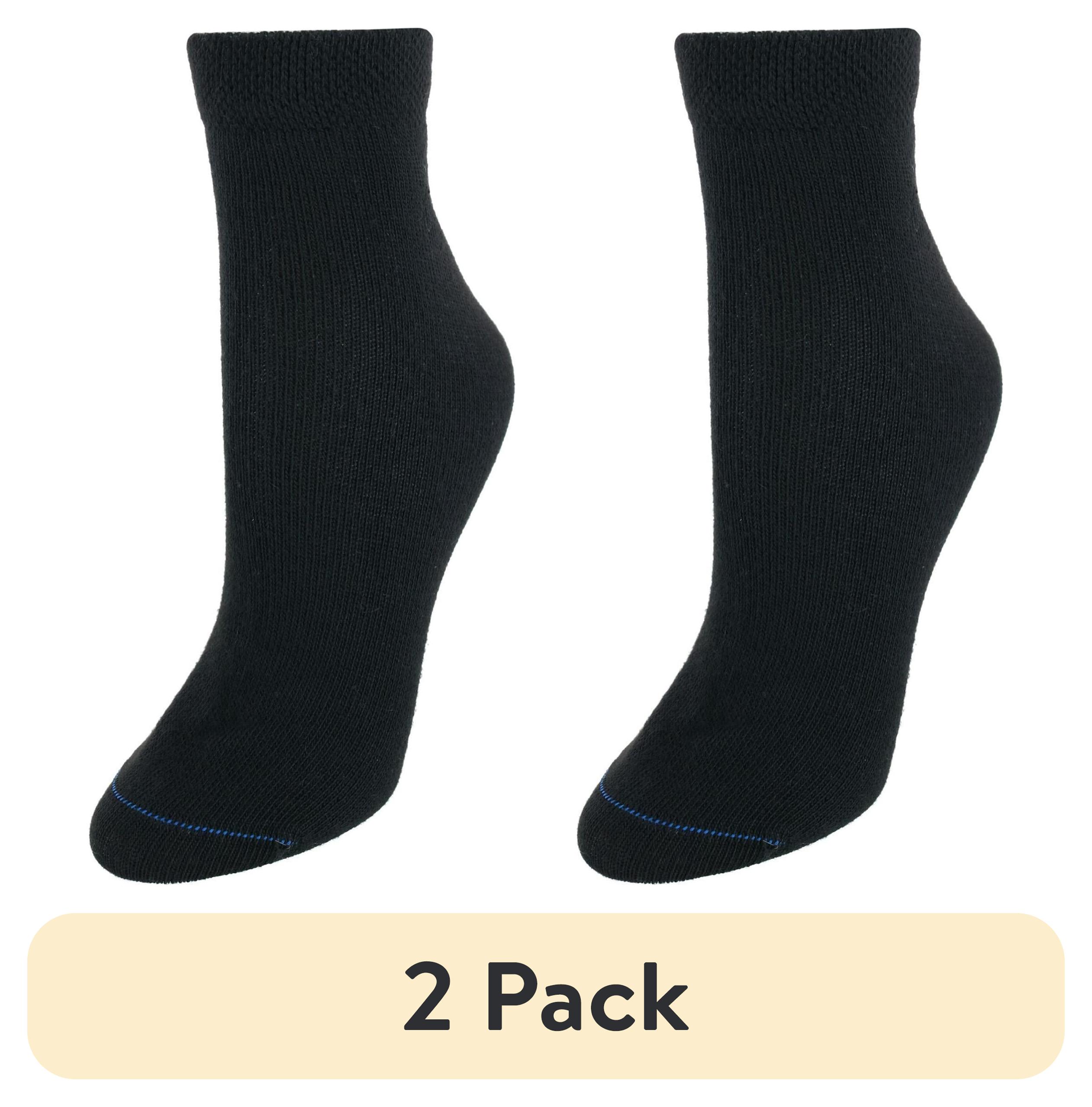 (2 pack) Dr. Scholl's Women's Diabetes and Circulatory Low Cut Socks, 4 Pack