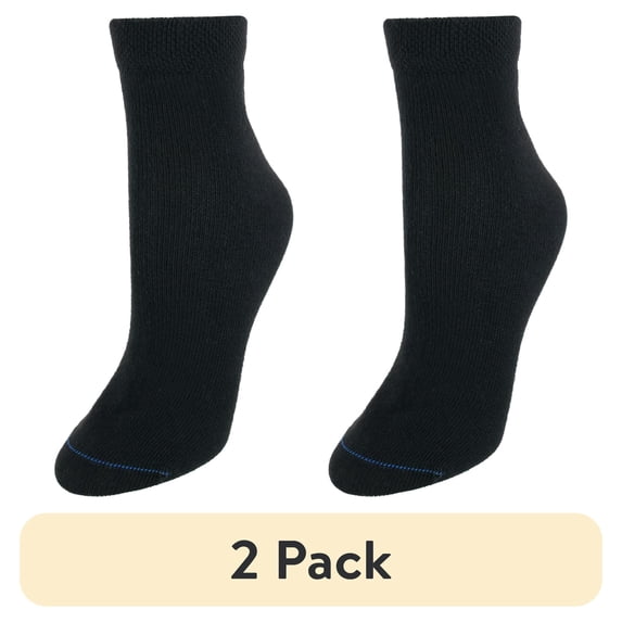 (2 pack) Dr. Scholl's Women's Diabetes and Circulatory Low Cut Socks, 4 Pack