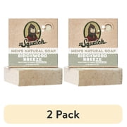 2 pack Dr. Squatch Mens Soap, Natural Bar Soap for Men, Birchwood Breeze, 5 oz