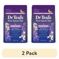 thumbnail image 1 of (2 pack) Dr Teal's Epsom Salt Magnesium Soak, Sleep Blend with Melatonin, Lavender & Chamomile, 3 lbs, 1 of 12