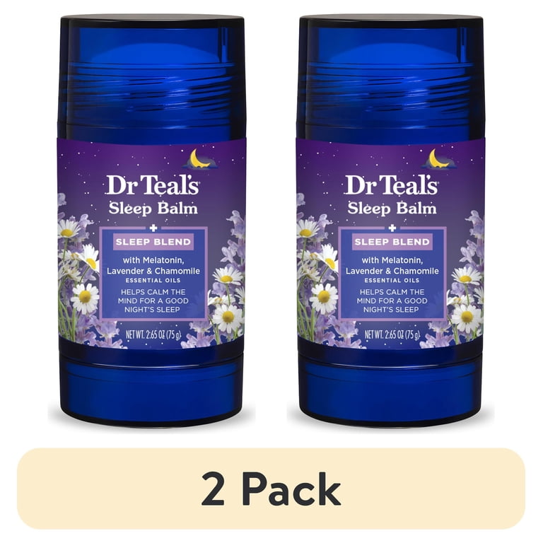 2 pack) Dr Teal's Melatonin Sleep Body Balm with Lavender