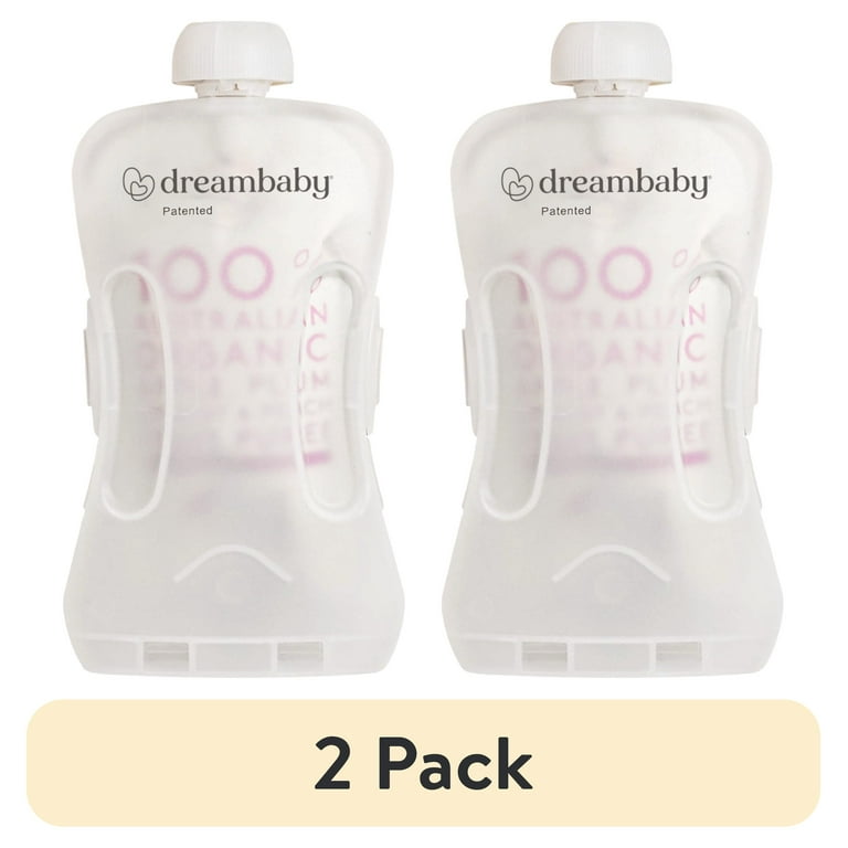 2 pack) Dreambaby Pouch Pal Self-Feeding Baby Food Pouch Holder