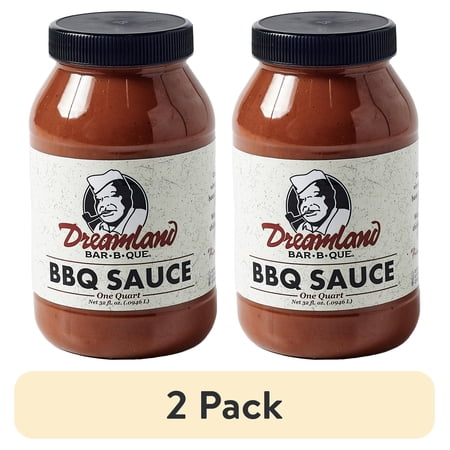 (2 pack) Dreamland BBQ Sauce 32 oz Jar