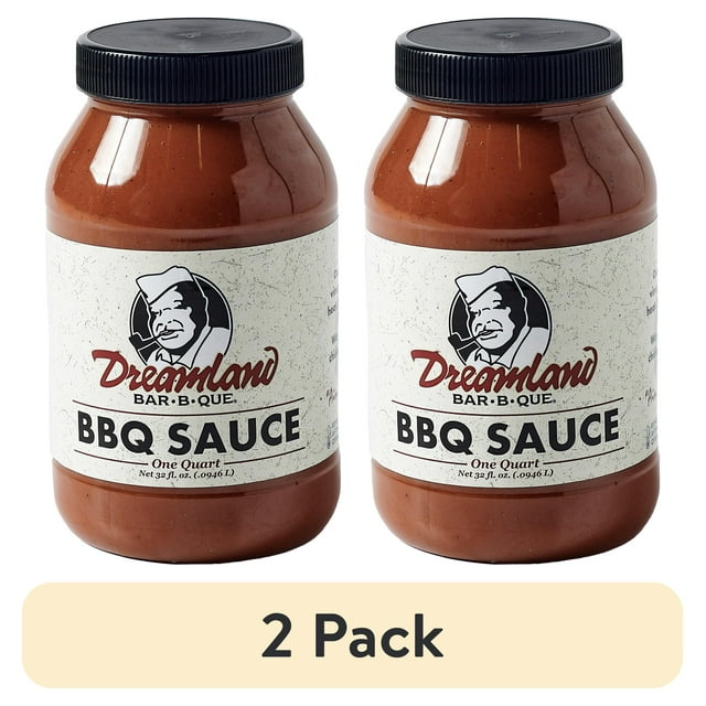 (2 pack) Dreamland BBQ Sauce 32 oz Jar
