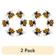 (2 pack) Dress It Up Buttons, Bee Happy, Sewing Fasteners, 6 Pieces