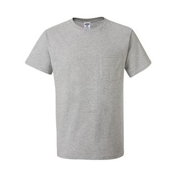 (2 pack) Dri-Power® 50/50 T-Shirt with a Pocket - Walmart.com