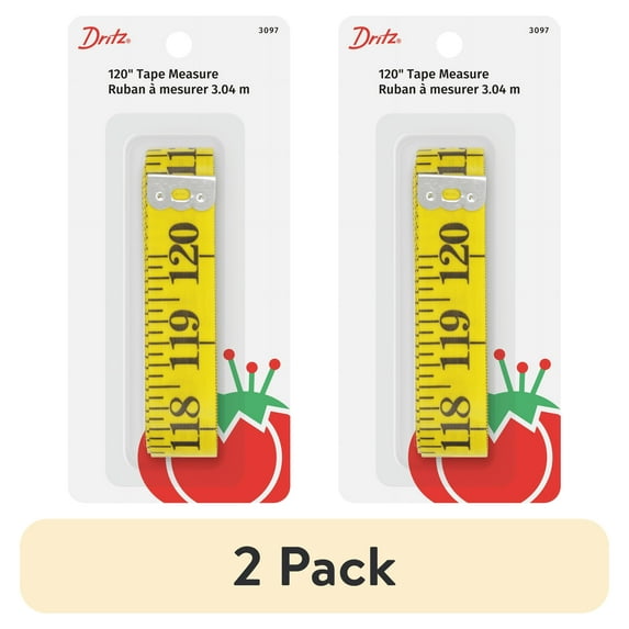 (2 pack) Dritz 120" Tape Measure