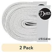 (2 pack) Dritz 3/4" Sewing & Crafting Non-Roll Elastic Value Pack White 6 Yards
