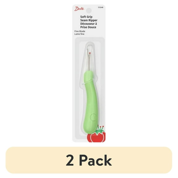(2 pack) Dritz Soft Grip Deluxe Seam Ripper, 1 Each