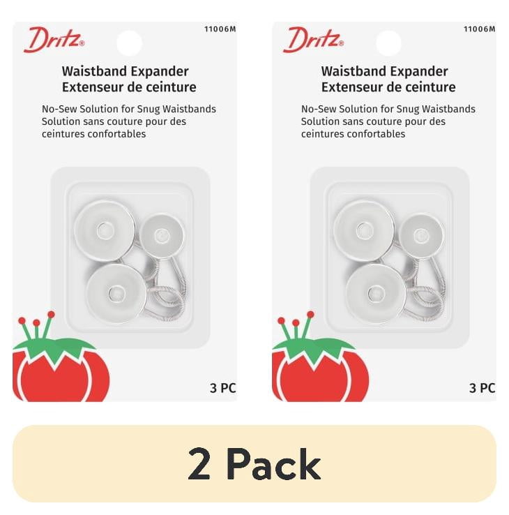(2 pack) Dritz Waistband Expander Value Pack, 3 Count