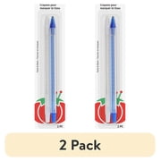 2 pack Dritz Retractable Fabric Marking Pencils, 2 Count, White and Blue