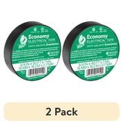 (2 pack) Duck Brand 0.75" x 60 ft. x 7 mm, Black Auto Electrical Tape