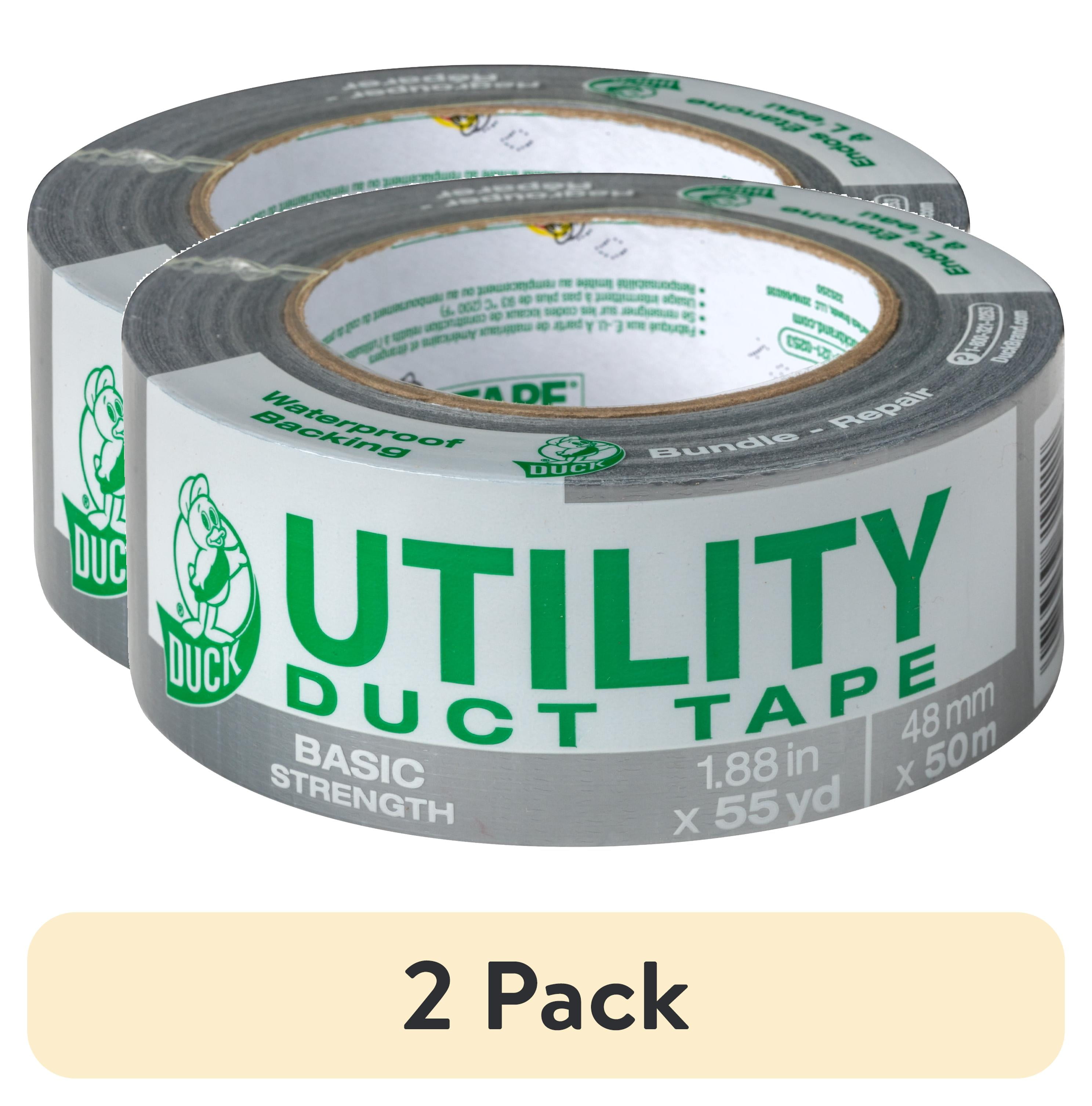 (2 pack) Utility Duck Tape Brand Duct Tape 1.88 in. x 55 yd., Silver