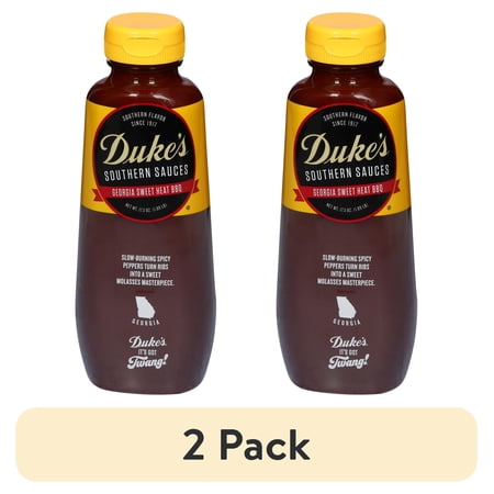 (2 pack) Duke's Georgia Sweet Heat BBQ Sauce