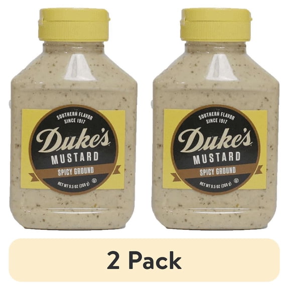 (2 pack) Duke's Mustard Spicy Ground