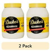 (2 pack) Duke's® Real Mayonnaise, 48 oz Jar, Smooth & Creamy Mayo
