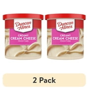 (2 pack) Duncan Hines Creamy Cream Cheese Flavored Frosting, 16 oz.