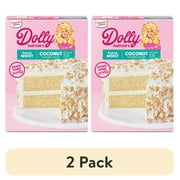 (2 pack) Duncan Hines Dolly Parton's Favorite Coconut Flavored Cake Mix, 15.25 oz.