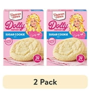 (2 pack) Duncan Hines Dolly Parton's Sugar Cookie Mix, 15.25 oz.