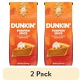 thumbnail image 1 of (2 pack) Dunkin’ Pumpkin Spice Artificially Flavored Ground Coffee, 11 oz Bag, 1 of 14