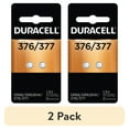 thumbnail image 1 of (2 pack) Duracell 376/377 Silver Oxide Button Battery for Home Devices, 2 Count, 1 of 8
