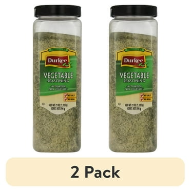 (2 pack) Durkee 100% Salt Free Vegetable Seasoning, 21 Ounce