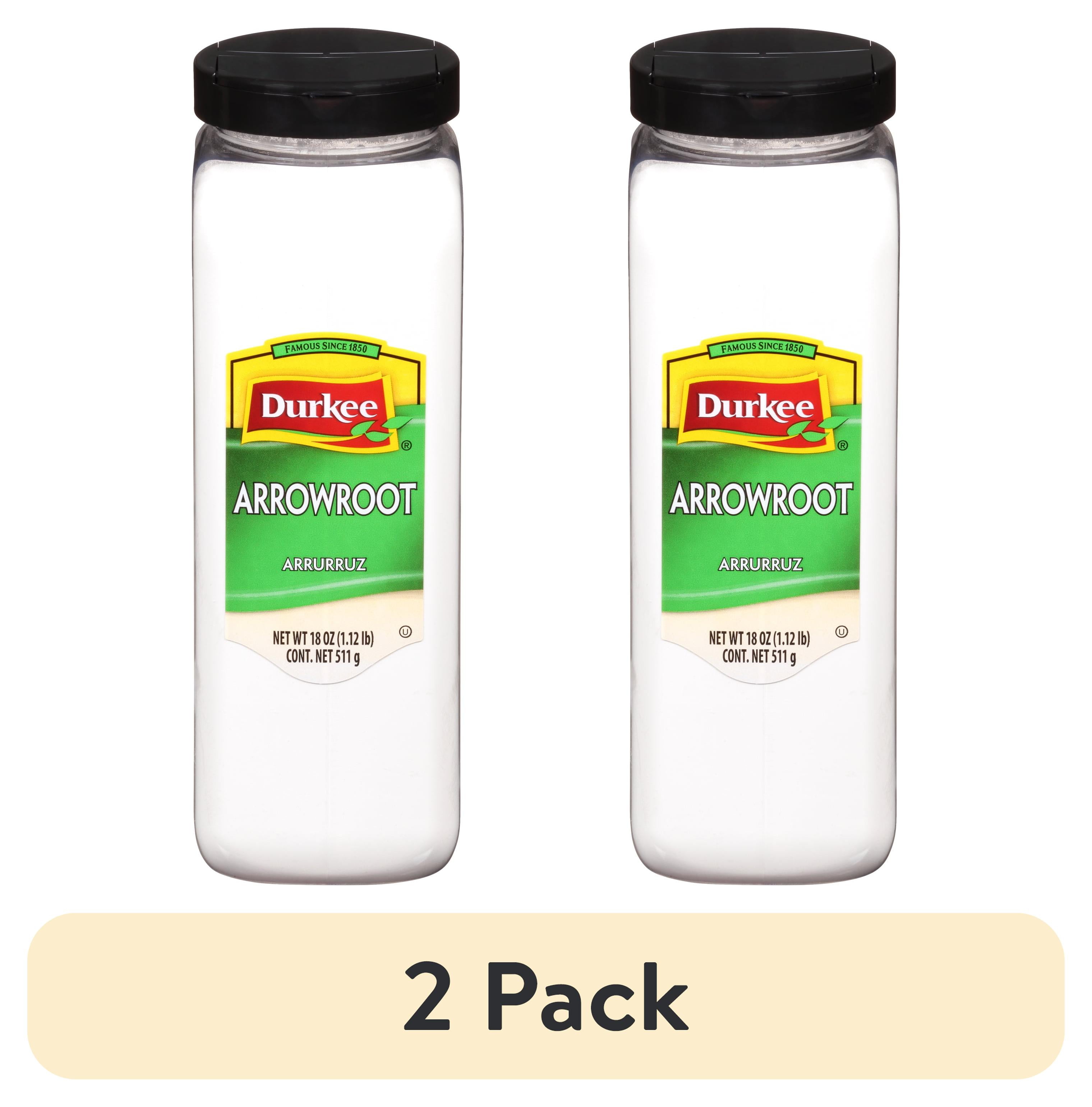 (2 pack) Durkee® Arrowroot 18 oz. Shaker - Walmart.com