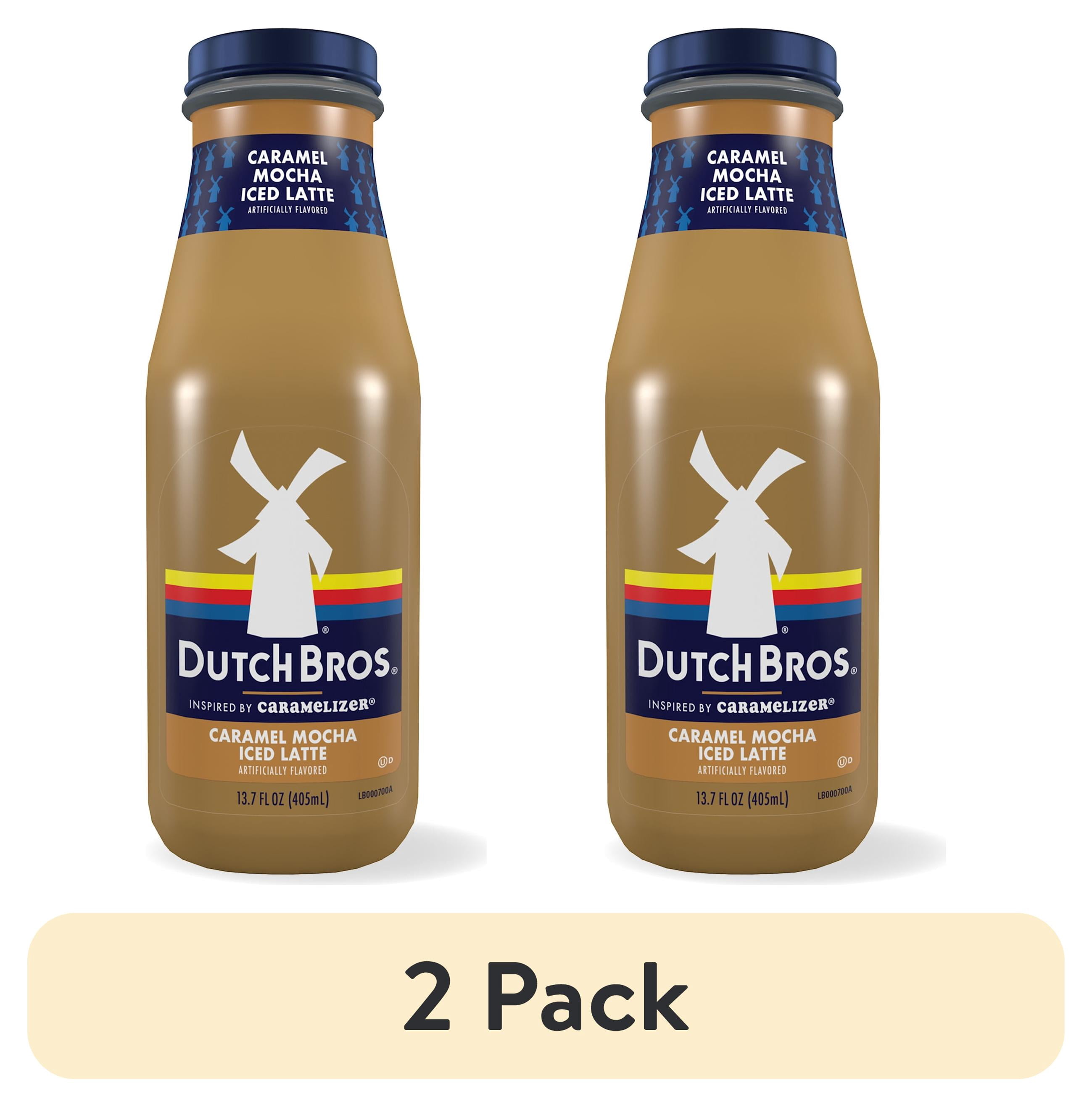 (2 pack) Dutch Bros® Caramel Mocha Iced Latte, Inspired by Caramelizer®, 13.7 fl oz Bottle