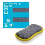 2 pack 2 pack E-Cloth Washing Up Pad, Microfiber Sponge Alternative, Yellow, 1 Pack
