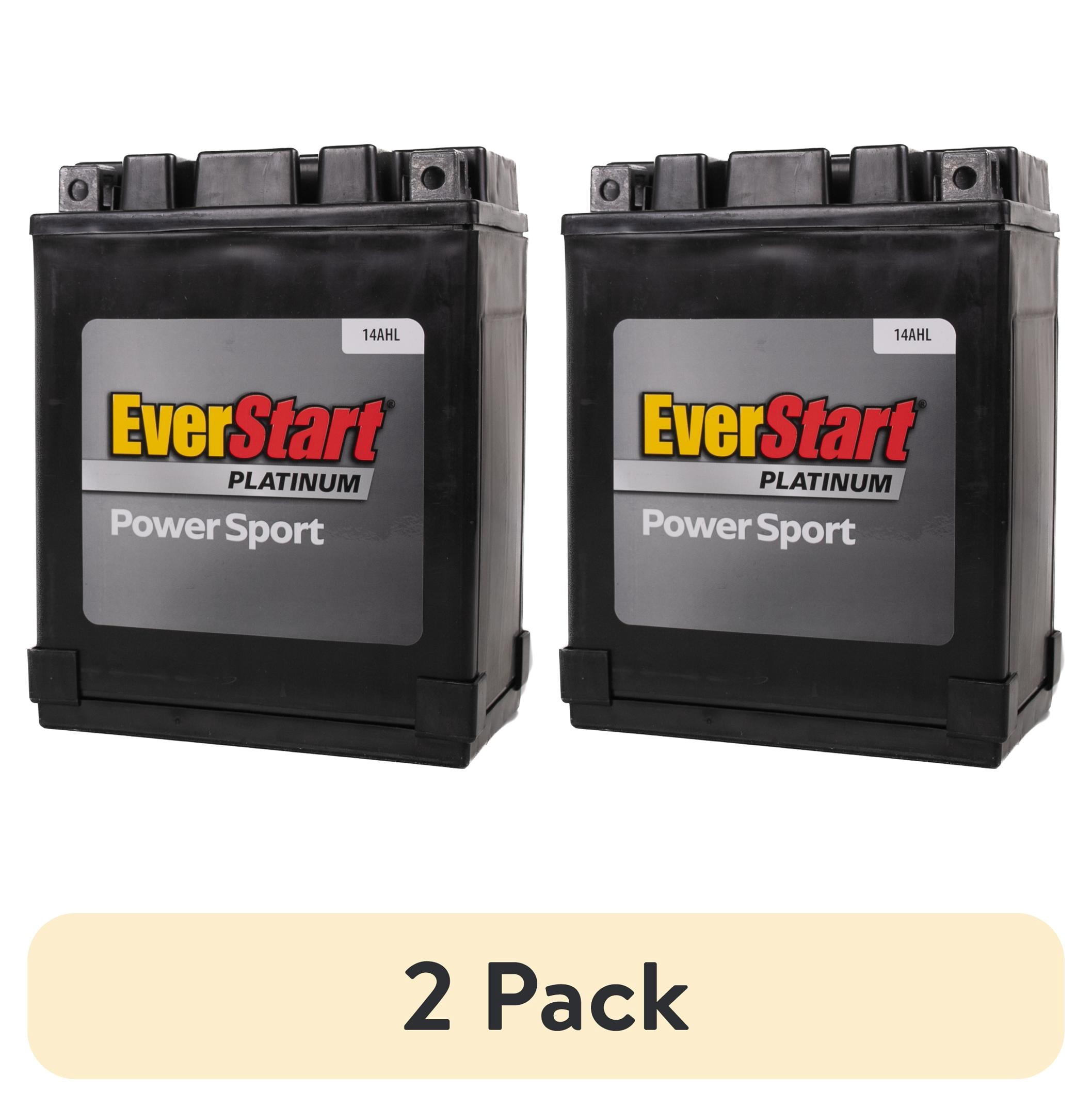 (2 pack) EBX14AHL EverStart Factor Activated PowerSport 12 Volt Battery
