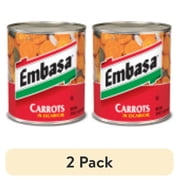 (2 pack) EMBASA Carrots in Escabeche, Shelf-Stable, Kosher, 26 oz Steel Can