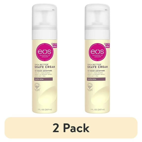 (2 pack) EOS Evolution of Smooth Vanilla Bliss Shave Cream 7 Oz