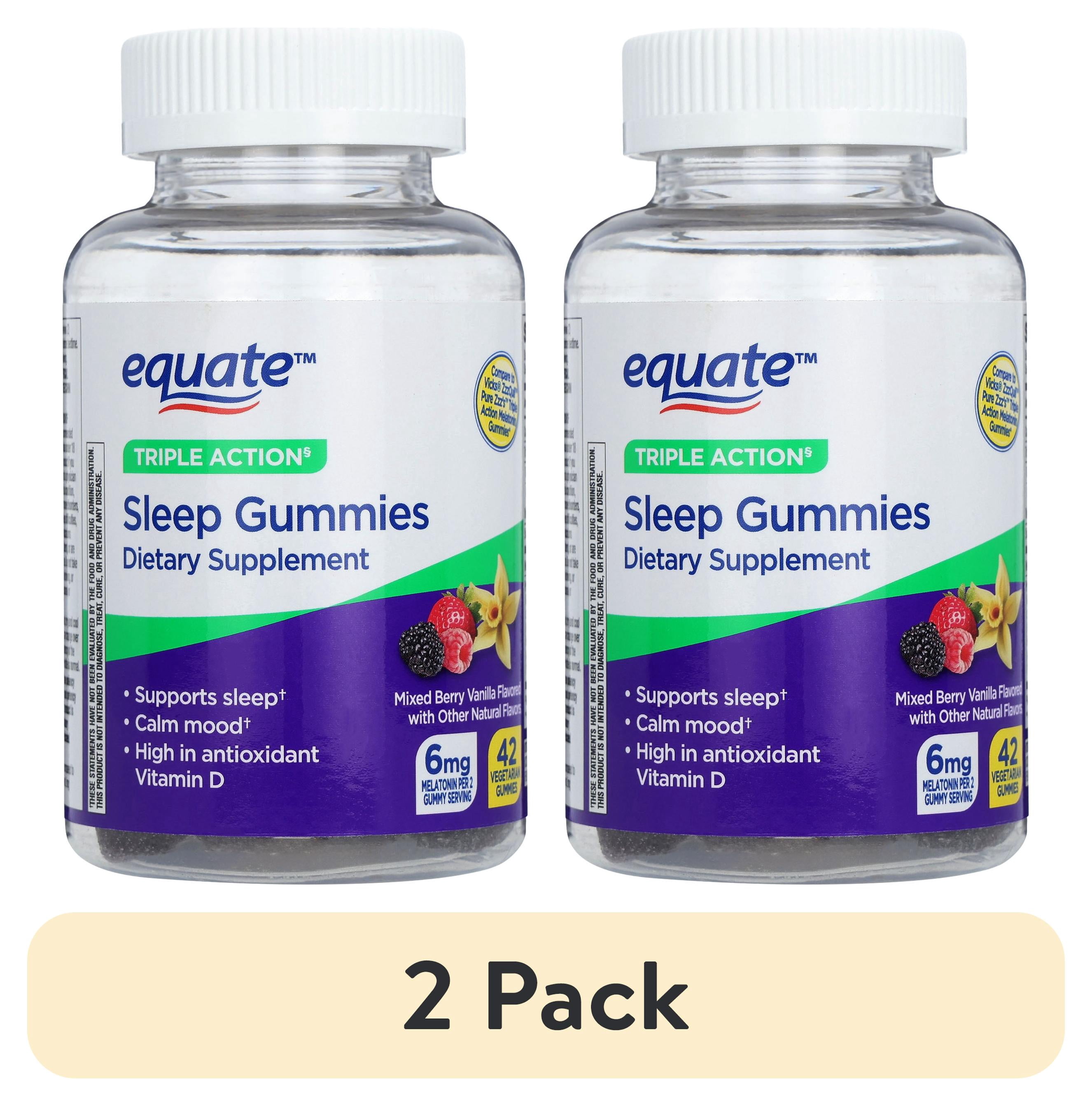 (2 pack) EQ Triple Action ZzzQuil NBE 42ct