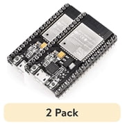 2 pack ESP-WROOM-32 ESP32 ESP-32S Development Board with 2.4GHz WiFi and Bluetooth, Dual-Core Microcontroller for Arduino IDE