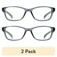 thumbnail image 1 of (2 pack) EV1 Nola Crystal Blue +1.25 Reading Glasses with Case, 1 of 9