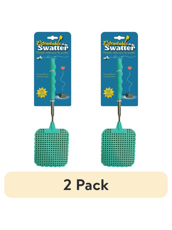 (2 pack) (2 pack) EXTENDABLE FLY SWATTER