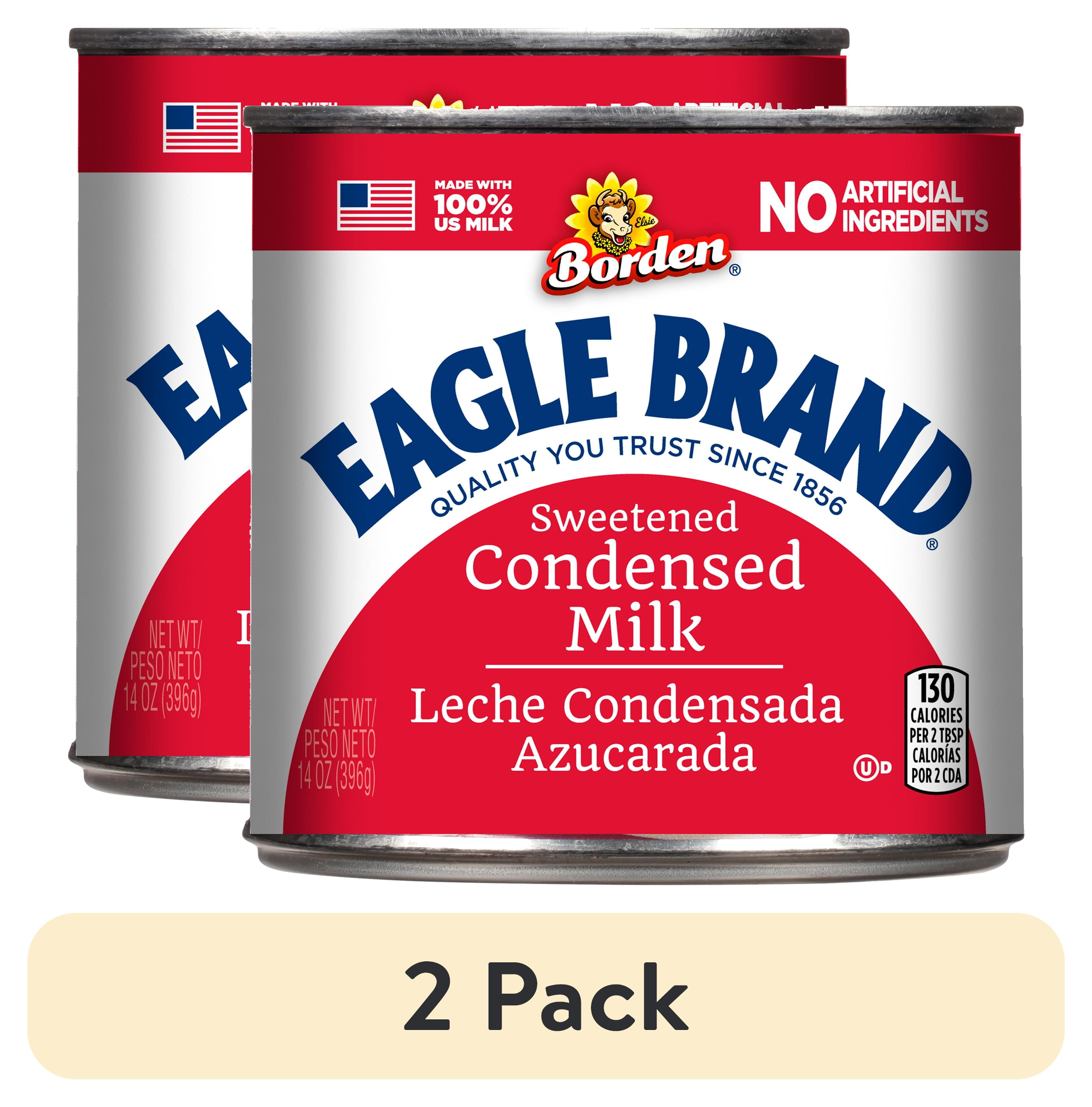 (2 pack) Eagle Brand Sweetened Condensed Milk, 100% US Milk, Gluten ...