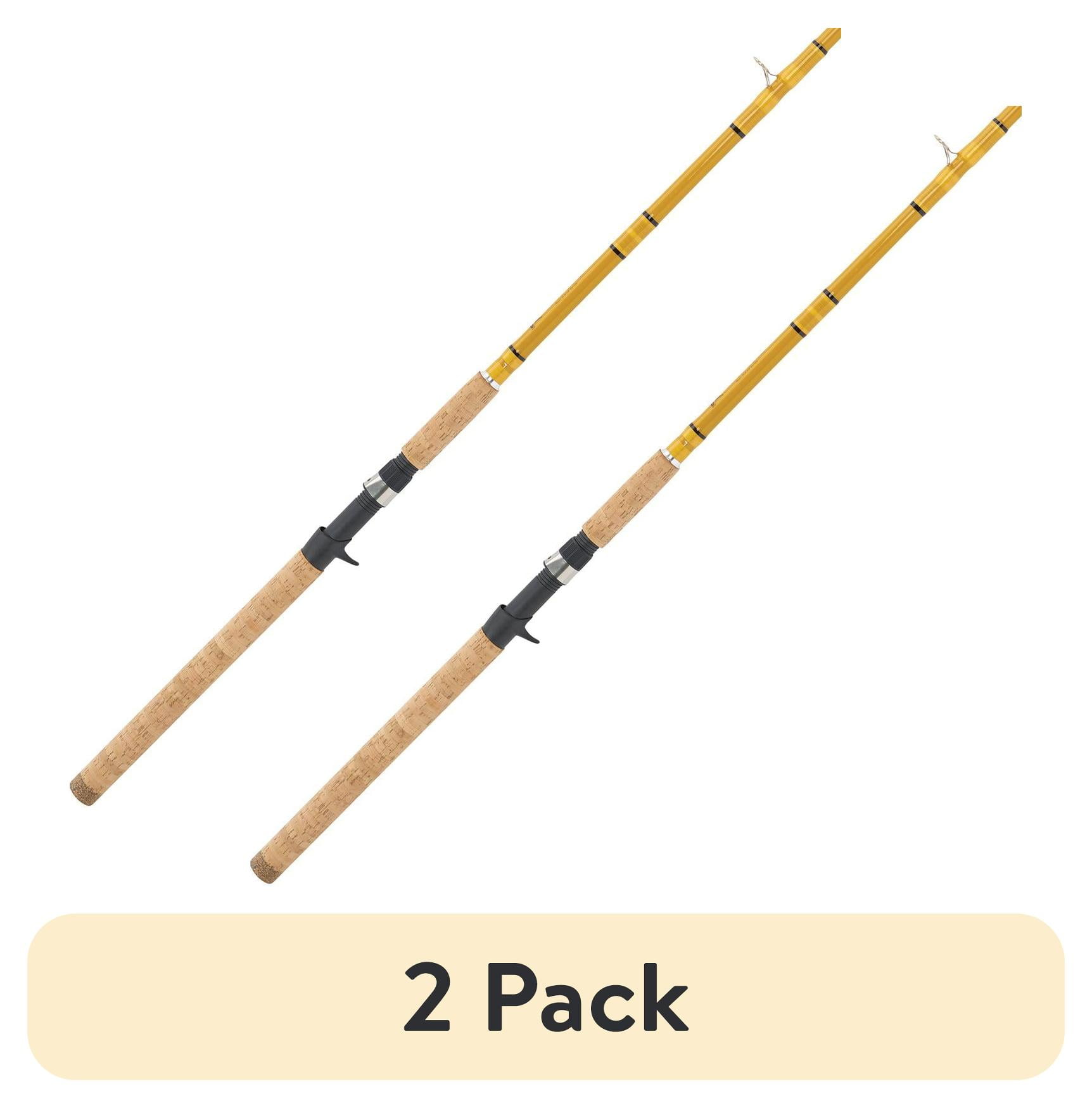 (2 pack) Eagle Claw 10'6" Crafted Glass CG106MPC2 Salmon & Steelhead Casting Rod