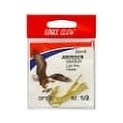 (2 pack) Eagle Claw Aberdeen Light Wire Non-Offset Hook, Gold