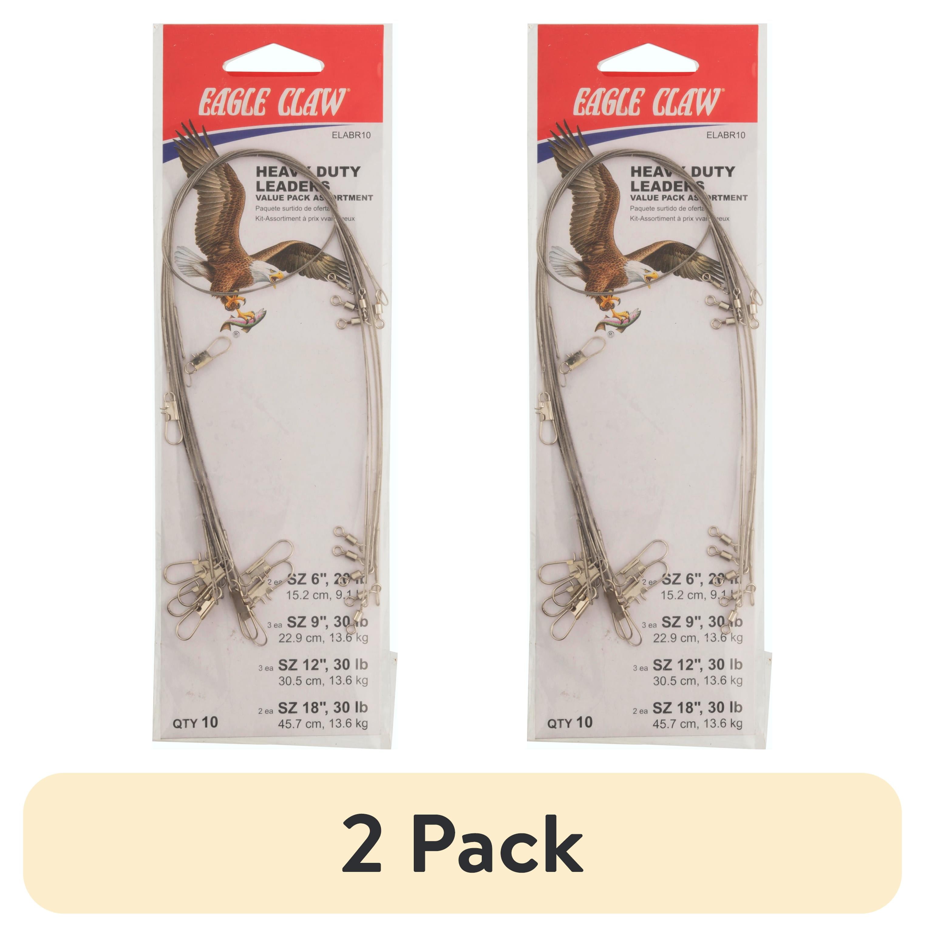 eagle claw fish hooks 10 ct Eagle Claw Baitholder Fishing Hook - High Carbon Steel