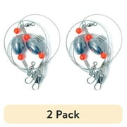 (2 pack) Eagle Claw Lazer Sharp 18" Ready Rig with 1.5 oz. Egg Sinker, 2 Pack