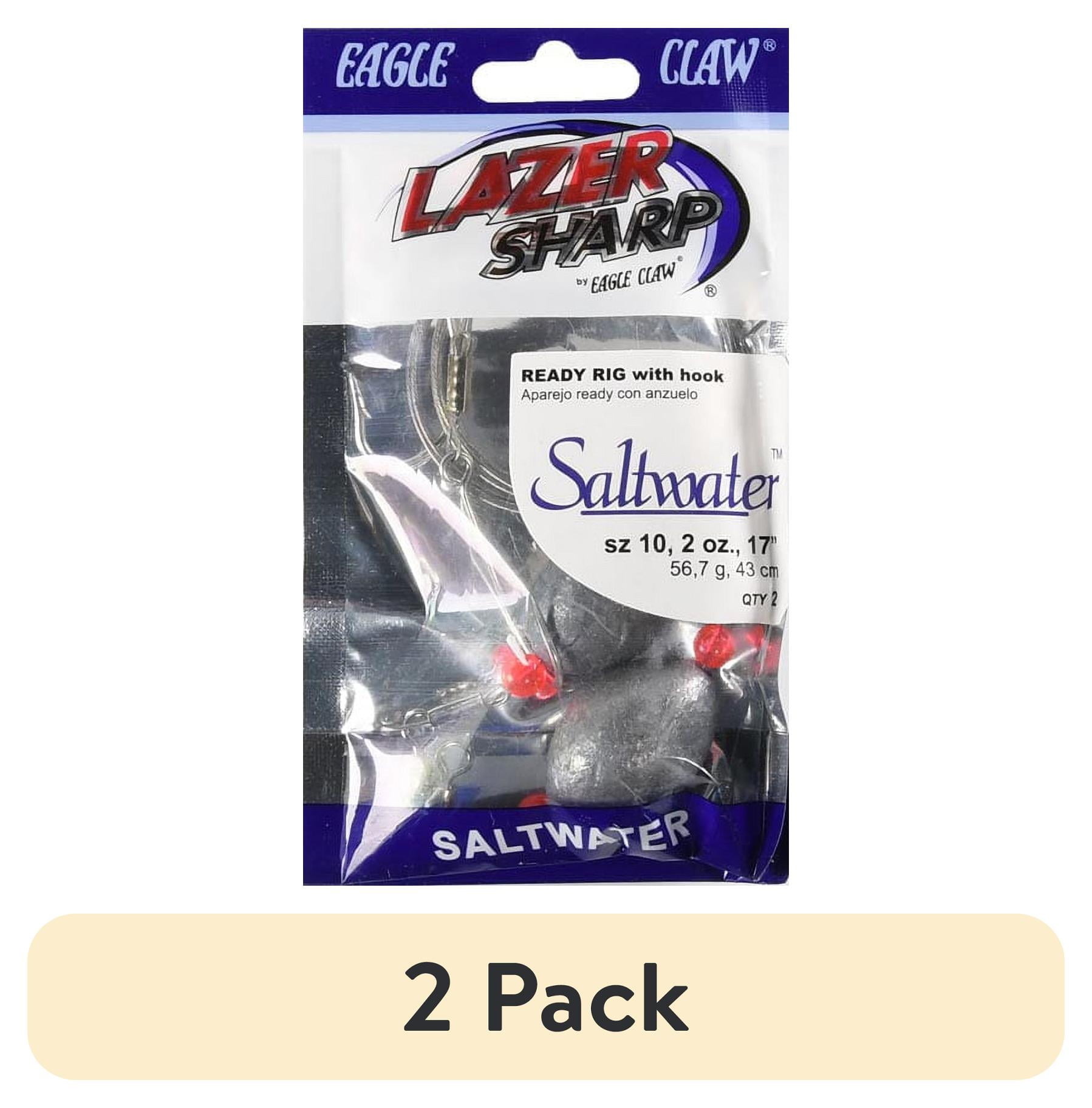 (2 pack) Eagle Claw Ready Rig L1025-2 with 2 oz. Sinker