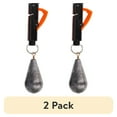 thumbnail image 1 of (2 pack) Eagle Claw Snap Weight Trolling Weights Quick Release Line Clip 2 oz. 2 Pack Orange Black, 1 of 6